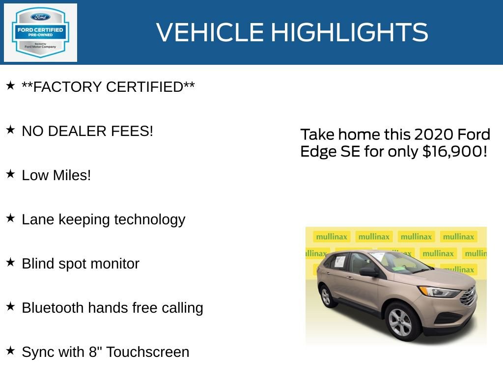Used 2020 Ford Edge SE FWD image 12
