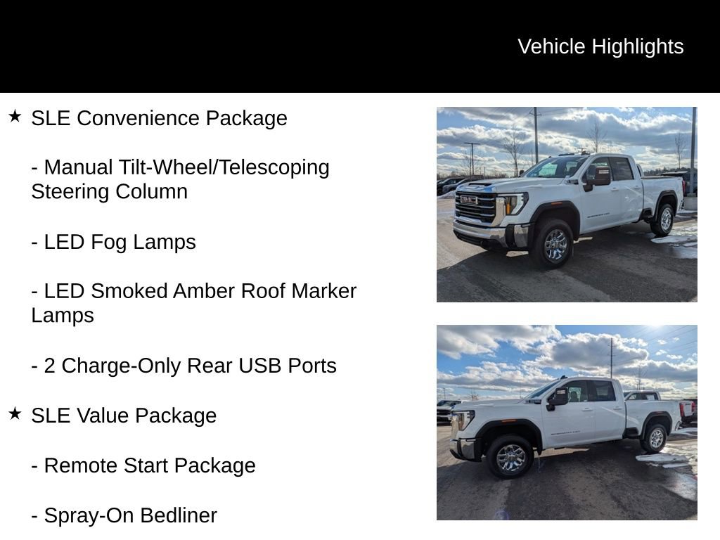Used 2024 GMC Sierra 2500 SLE w/ SLE Value Package; image 15