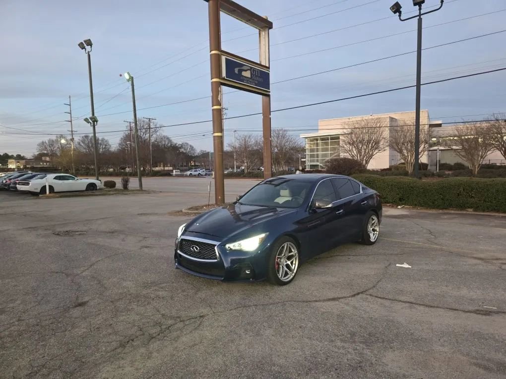 Used 2019 INFINITI Q50 Red Sport 400 w/ Proactive Package image 1