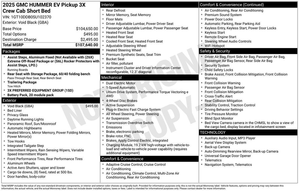 New 2025 GMC Hummer EV 3X image 26