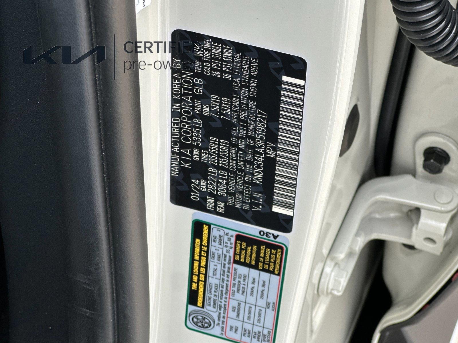 Certified 2024 Kia EV6 Light RWD image 29