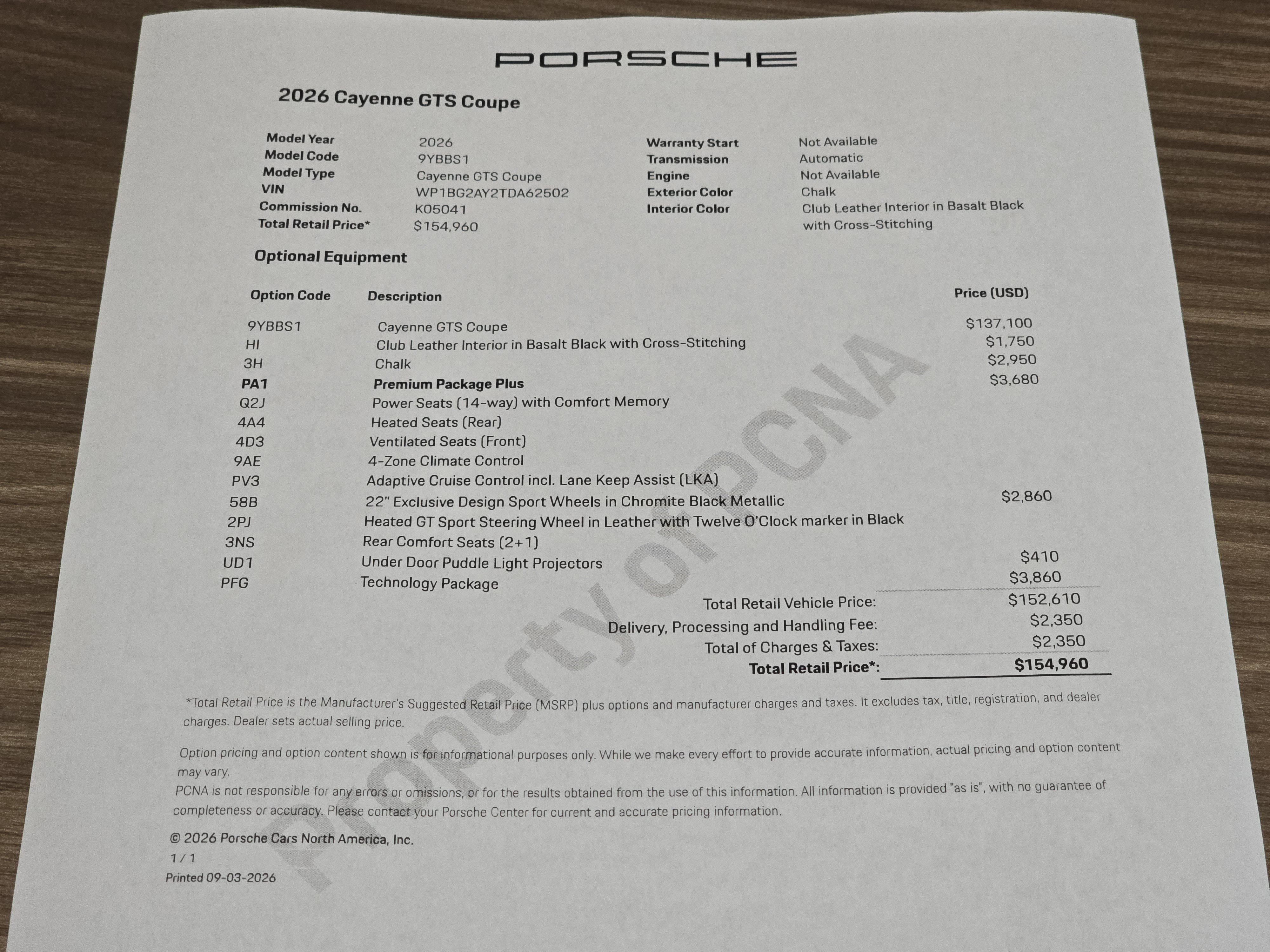 New 2026 Porsche Cayenne GTS AWD/4WD image 30