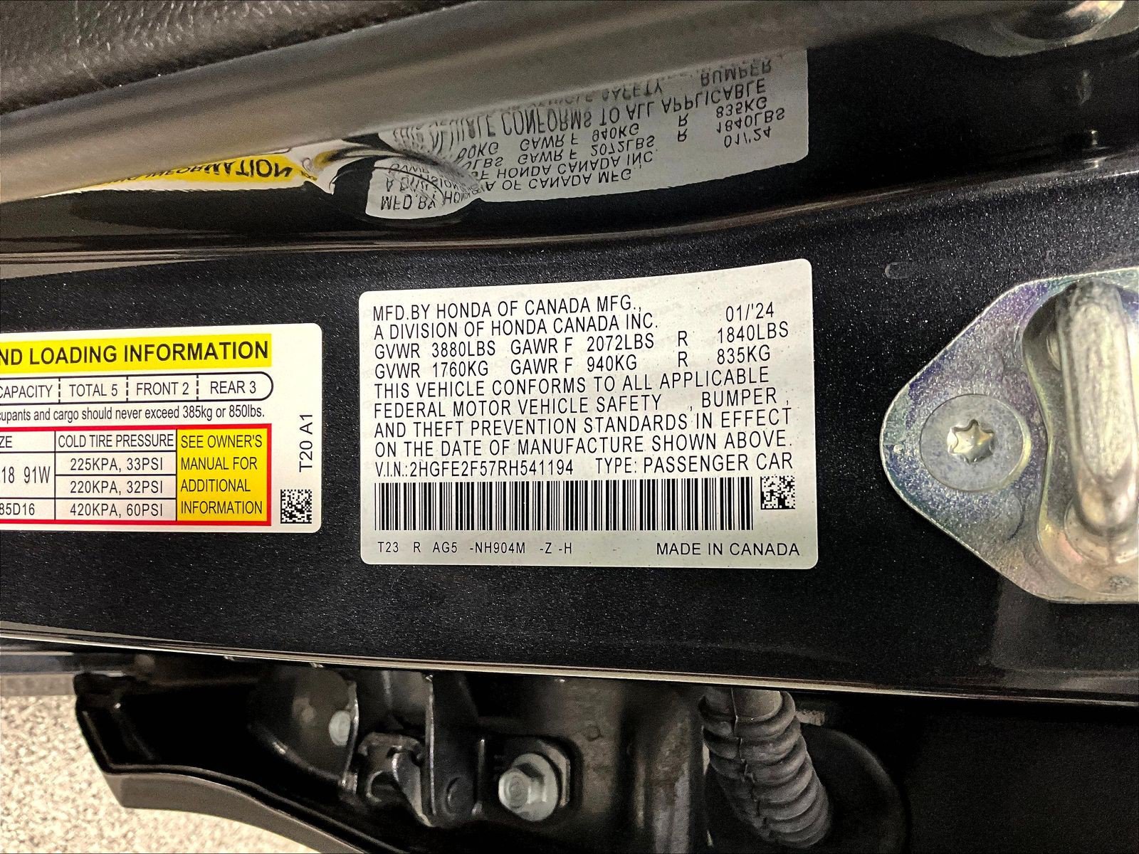 Used 2024 Honda Civic Sport image 19