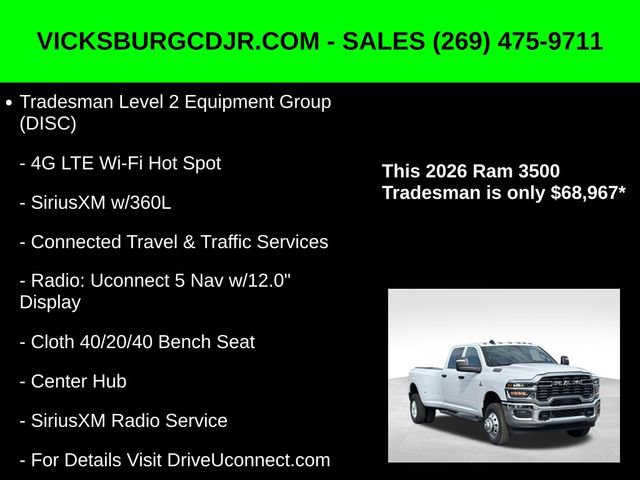 New 2026 RAM 3500 Tradesman image 33