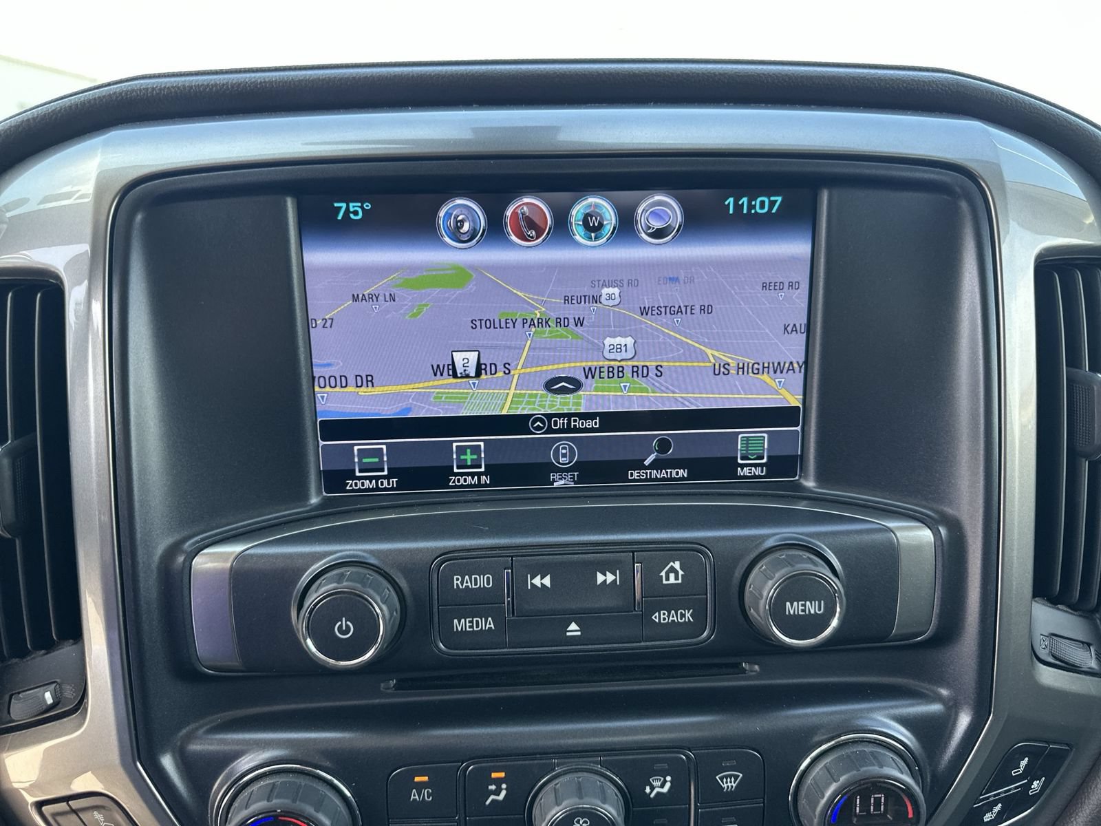 Certified 2018 Chevrolet Silverado 1500 LTZ w/ Sport Package AWD/4WD image 14
