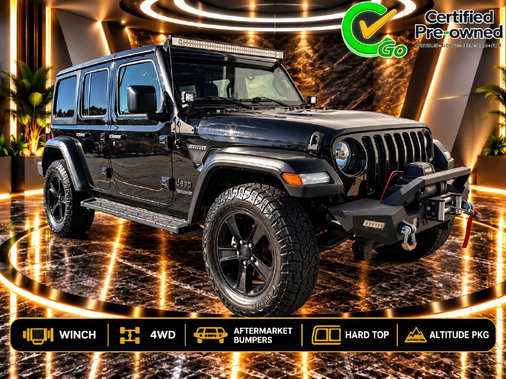 Certified 2019 Jeep Wrangler Unlimited Sport AWD/4WD 360° Tour