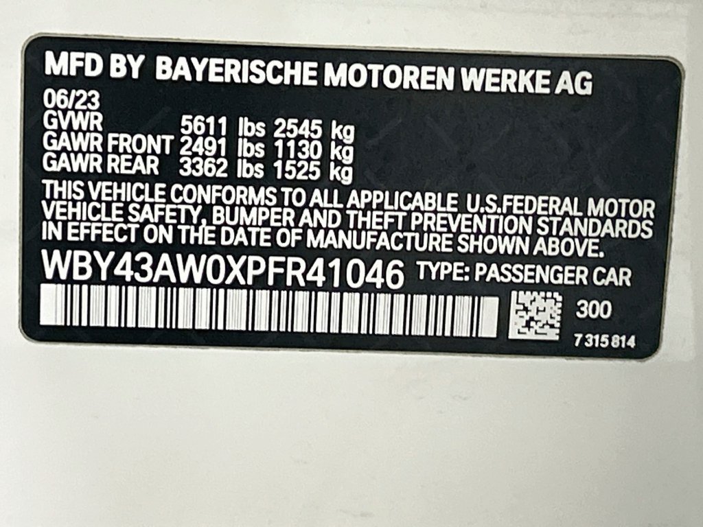 Certified 2023 BMW i4 eDrive35 w/ Parking Assistance Package RWD image 34
