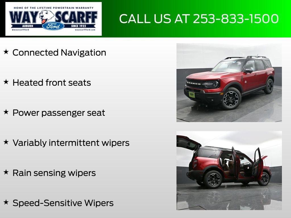 New 2025 Ford Bronco Sport Outer Banks w/ Outer Banks Tech Package+ image 18