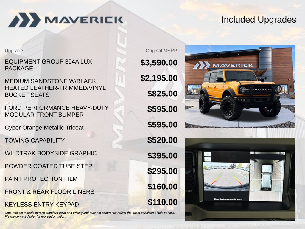Used 2021 Ford Bronco Wildtrak AWD/4WD image 8