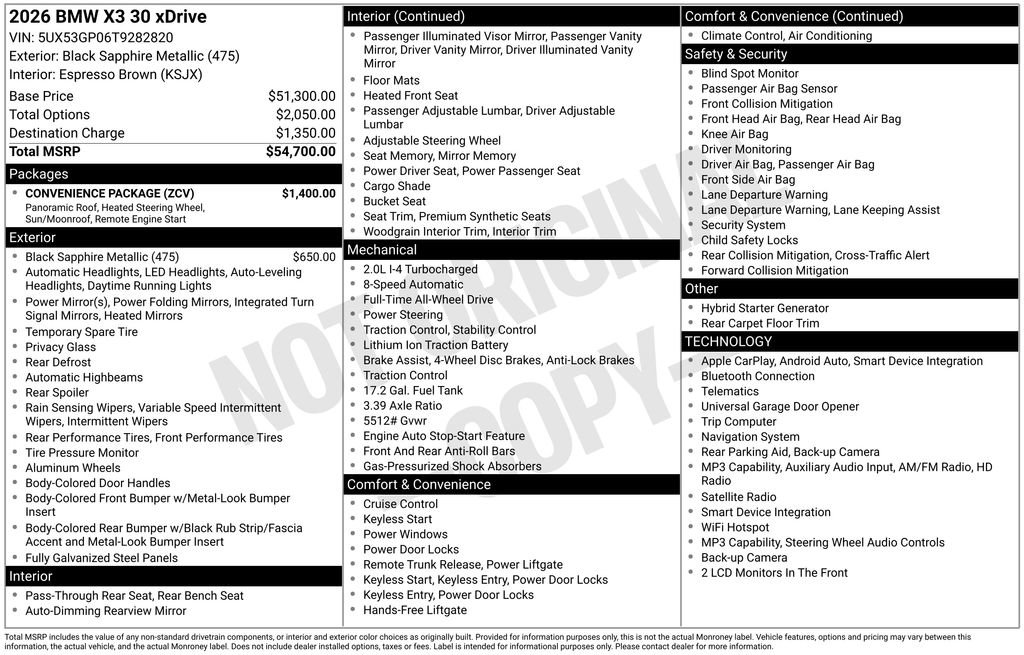 Certified 2026 BMW X3 xDrive30i AWD/4WD image 5