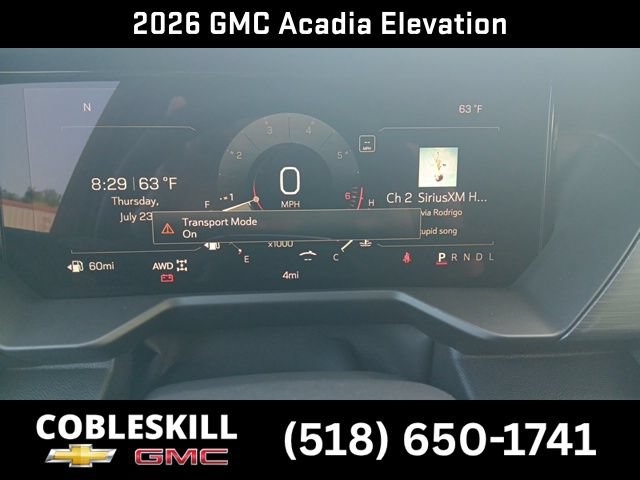New 2026 GMC Acadia Elevation w/ Elevation Premium Package AWD/4WD image 20