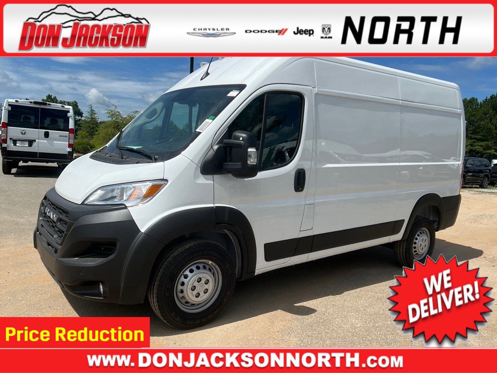 New 2025 RAM ProMaster 1500 w/ Safety Group