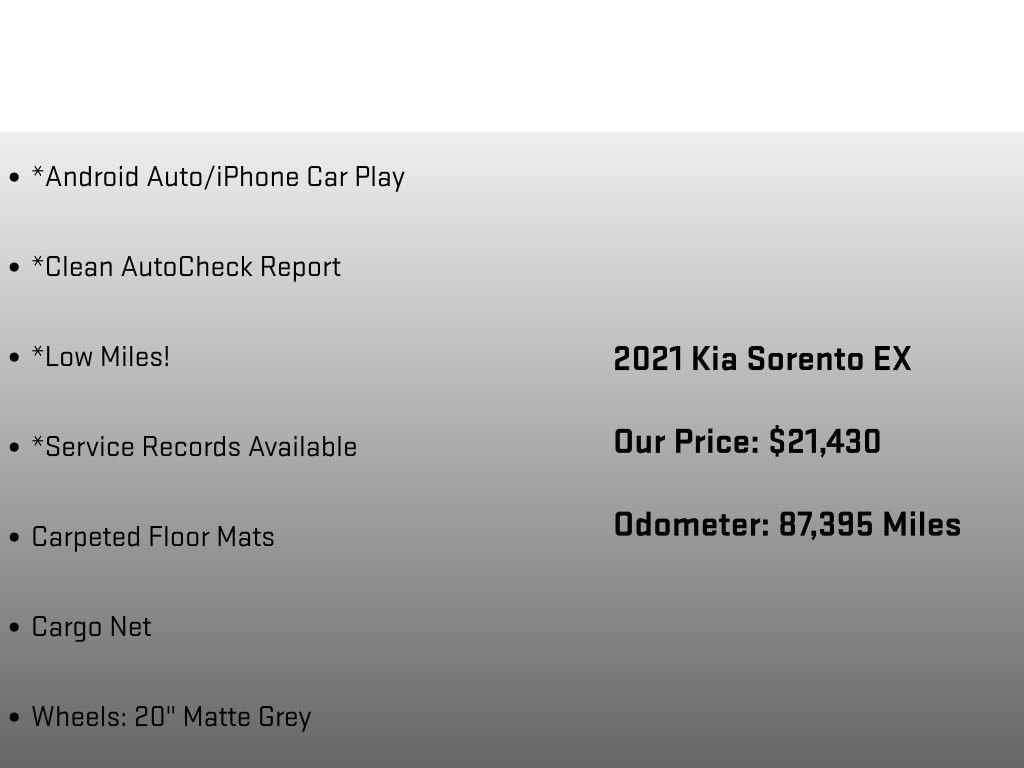 Used 2021 Kia Sorento EX w/ EX AWD X-Line Package image 12
