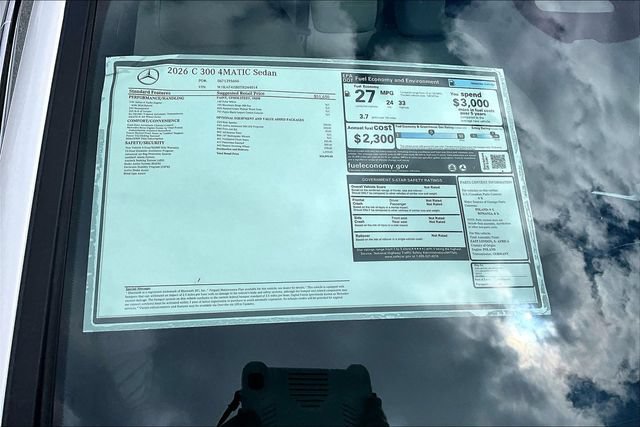 New 2026 Mercedes-Benz C 300 4MATIC Sedan image 15
