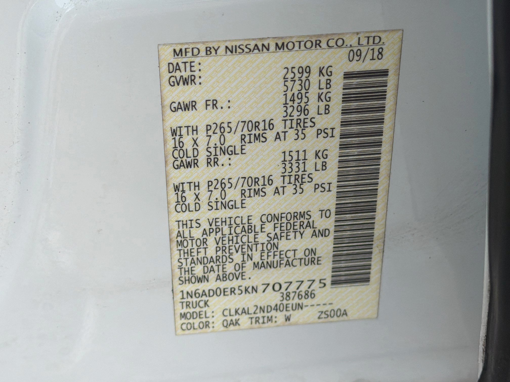 Used 2019 Nissan Frontier SV RWD image 38