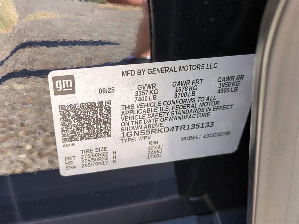 New 2026 Chevrolet Tahoe RST w/ Comfort Package image 33