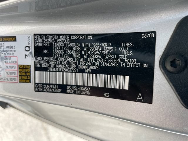 Used 2008 Toyota FJ Cruiser 4WD image 29