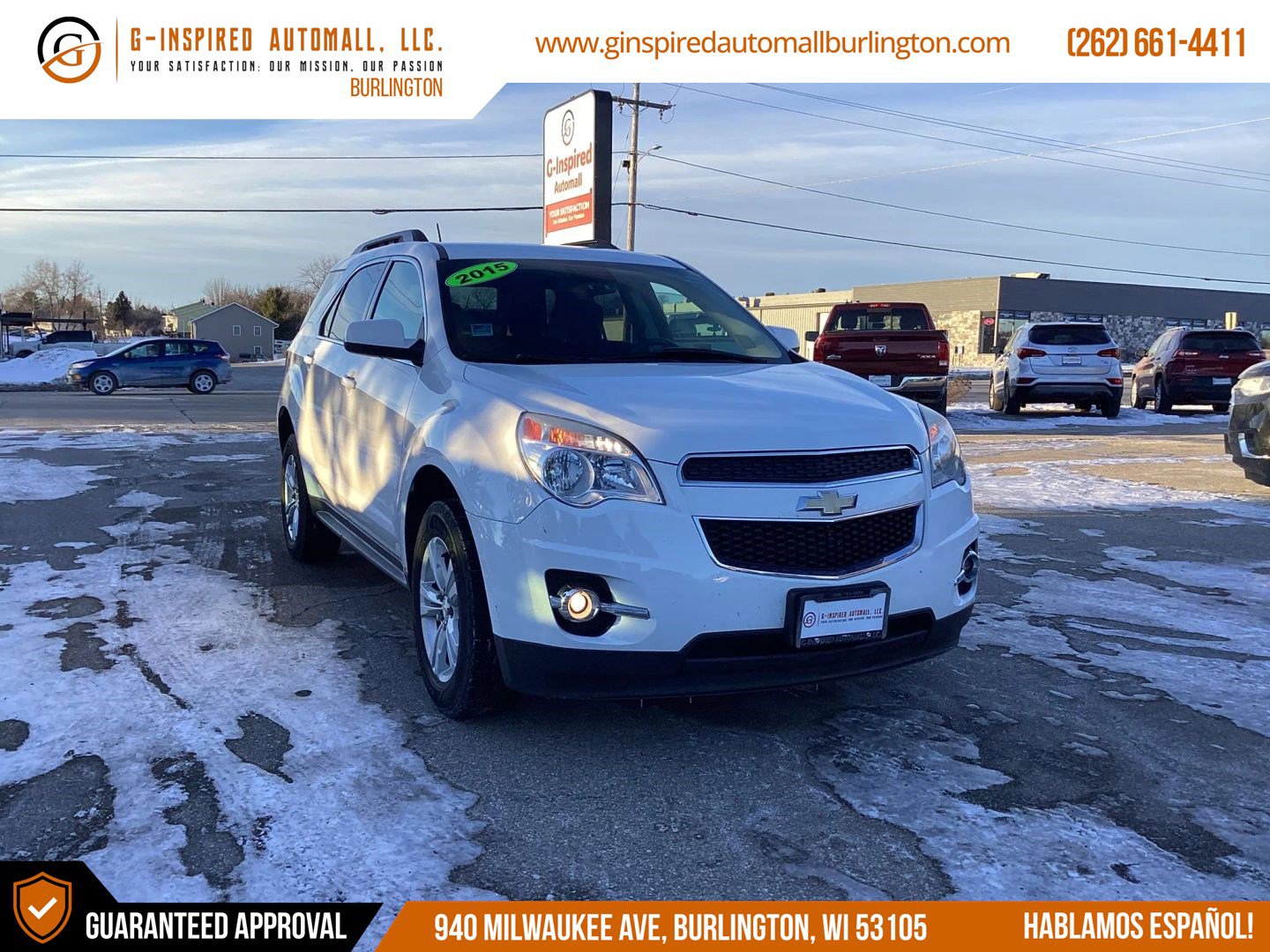 Used 2015 Chevrolet Equinox LT w/ Driver Convenience Package