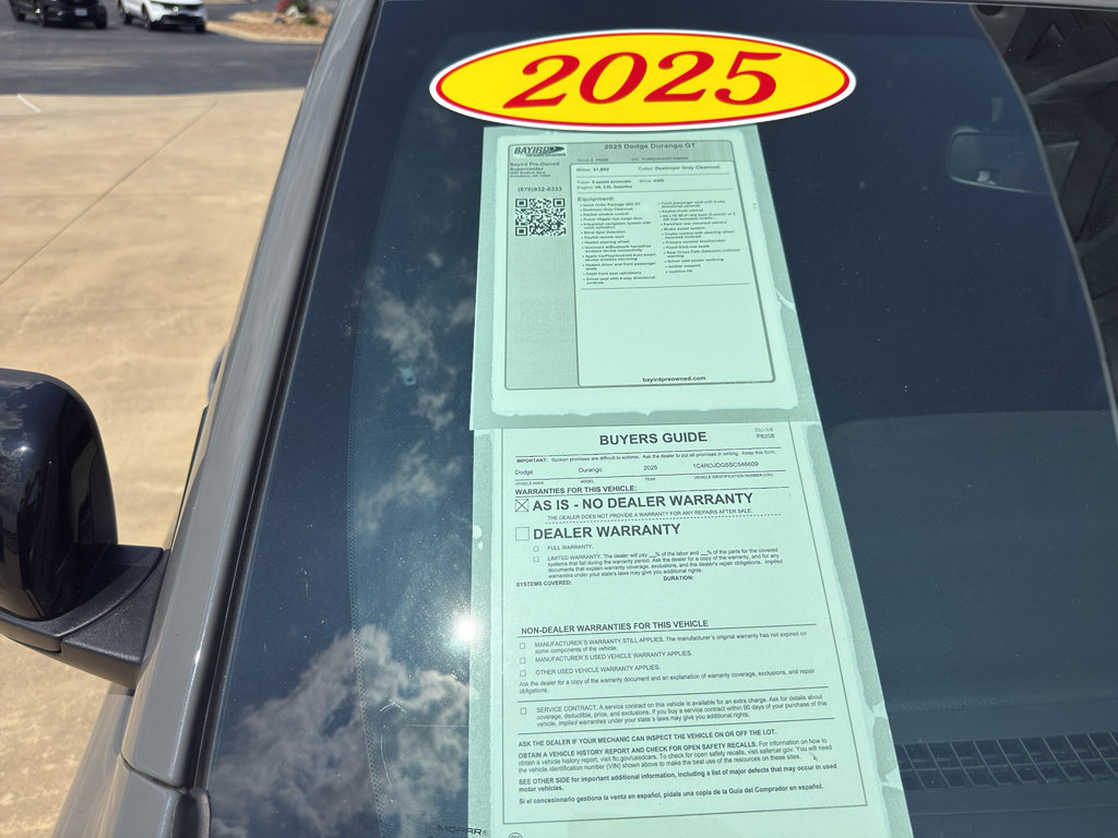 Used 2025 Dodge Durango GT AWD/4WD image 16