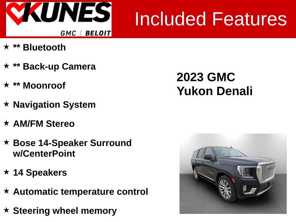 Used 2023 GMC Yukon Denali image 2