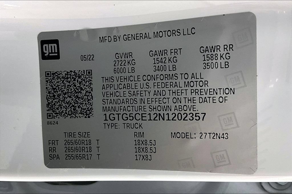 Used 2022 GMC Canyon Elevation w/ Trailering Package RWD image 19
