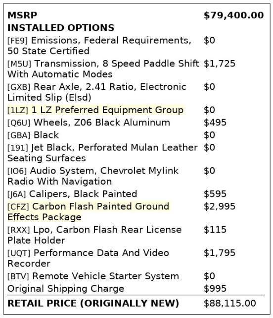 Used 2016 Chevrolet Corvette Z06 image 4