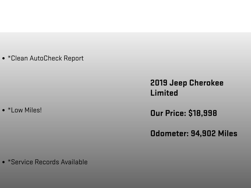 Used 2019 Jeep Cherokee Limited AWD/4WD image 12