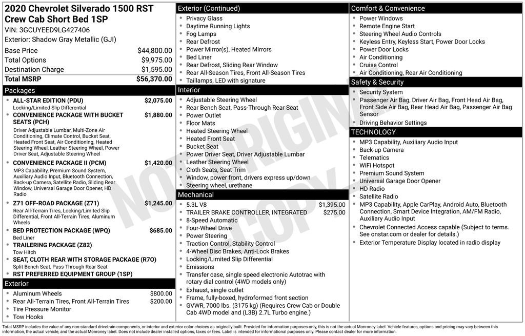 Used 2020 Chevrolet Silverado 1500 RST w/ All-Star Edition AWD/4WD image 40