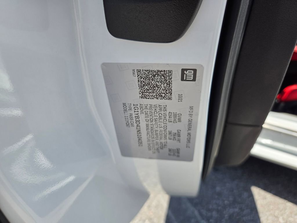 Certified 2022 Chevrolet Corvette Stingray Preferred Conv w/ Z51 Performance Package RWD image 19