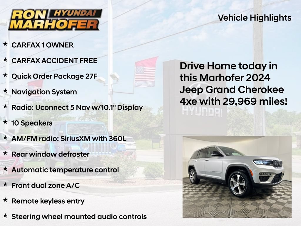 Used 2024 Jeep Grand Cherokee Limited 4xe AWD/4WD image 15