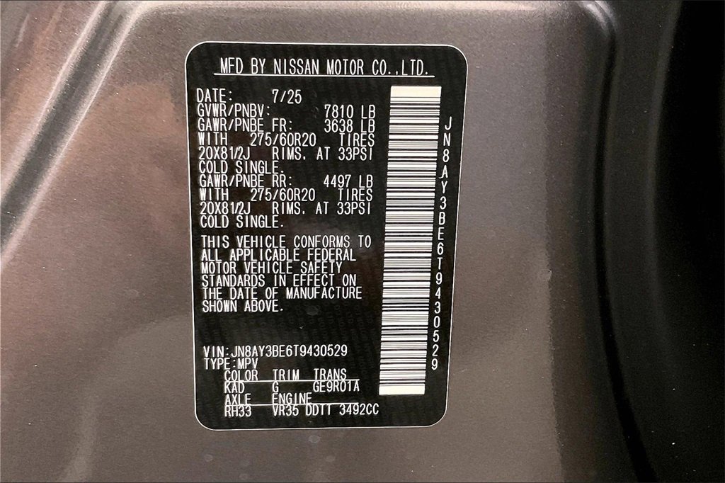 New 2026 Nissan Armada SL image 13