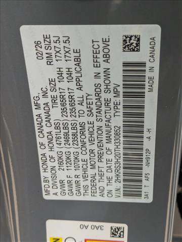 New 2026 Honda CR-V LX image 17
