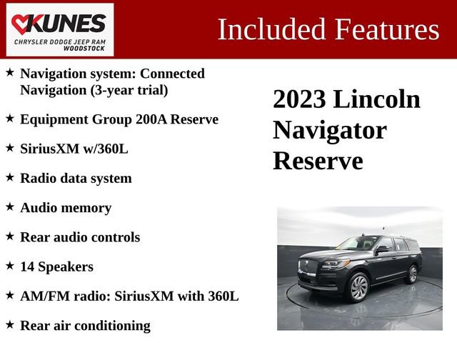 Used 2023 Lincoln Navigator Reserve image 3