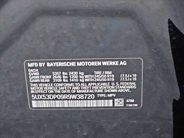 Used 2024 BMW X3 xDrive30i w/ Convenience Package AWD/4WD image 21