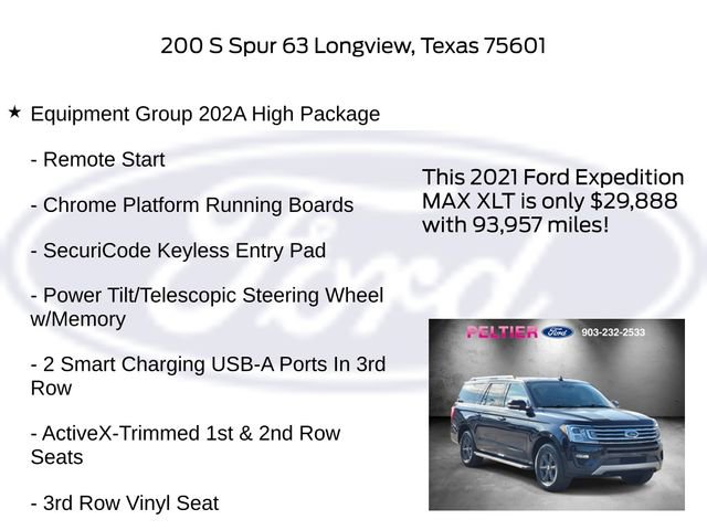 Certified 2021 Ford Expedition Max XLT image 20
