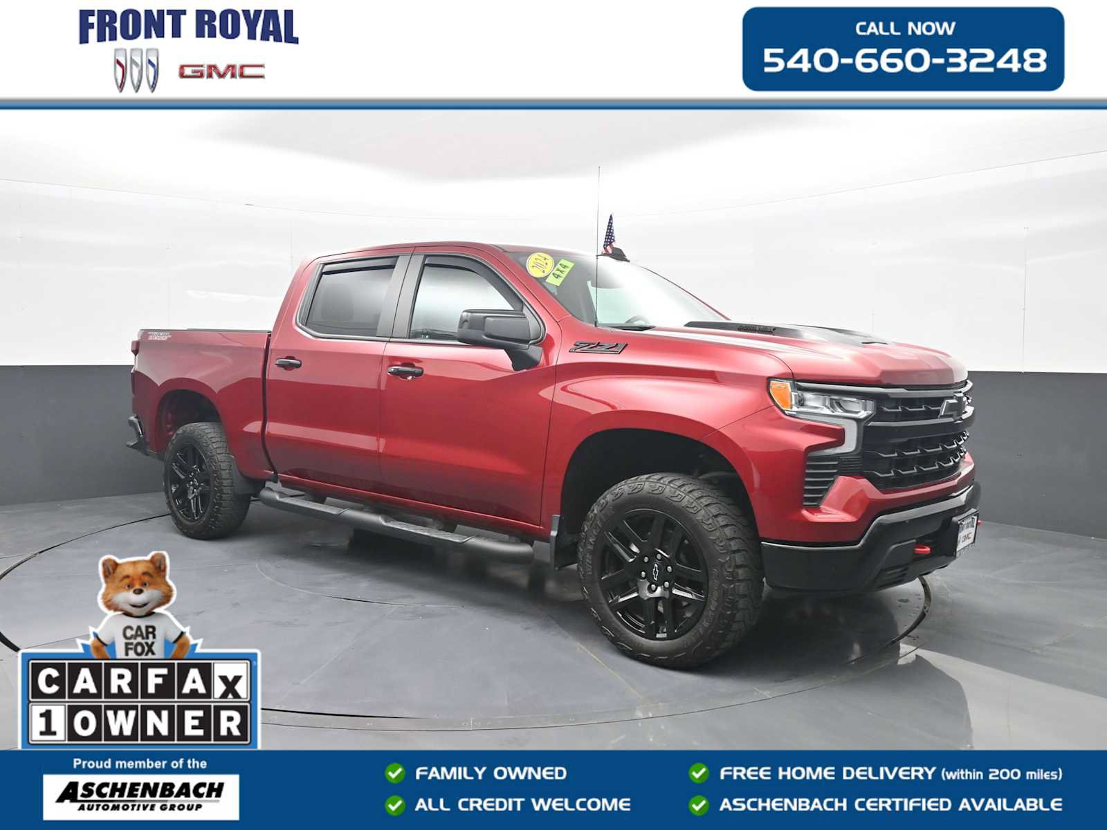 Used 2024 Chevrolet Silverado 1500 LT Trail Boss w/ LPO, Dark Essentials Package AWD/4WD image 1