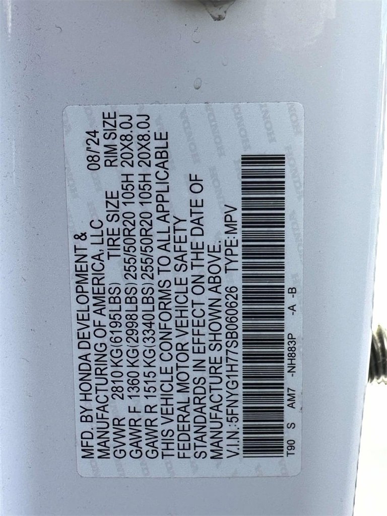 Certified 2025 Honda Pilot Touring image 30