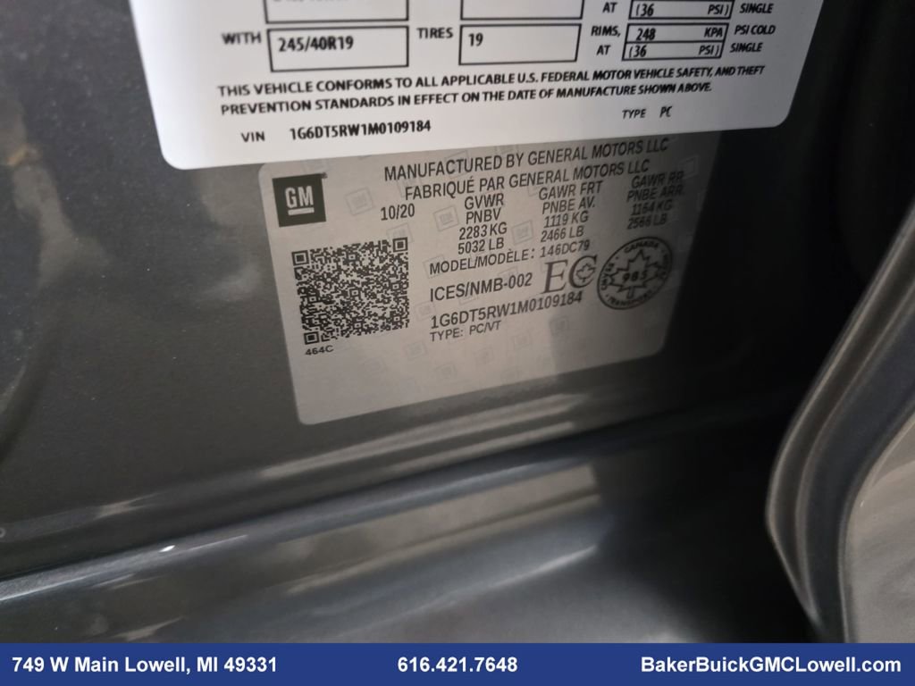 Used 2021 Cadillac CT5 Premium Luxury w/ Technology Package image 35