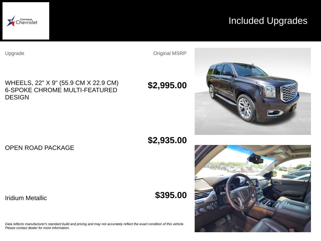 Used 2018 GMC Yukon Denali w/ Open Road Package AWD/4WD image 10