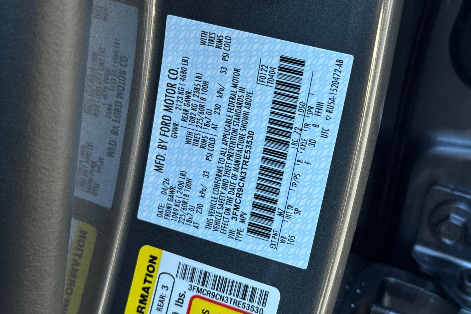 New 2026 Ford Bronco Sport Outer Banks w/ Outer Banks Tech Package+ AWD/4WD image 35