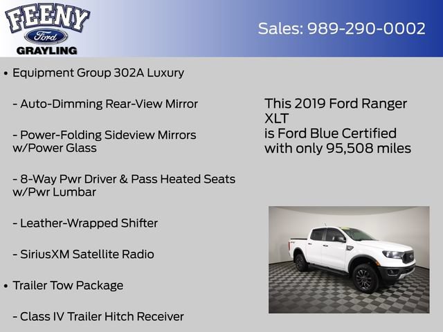 Used 2019 Ford Ranger XLT w/ Equipment Group 302A Luxury AWD/4WD image 14