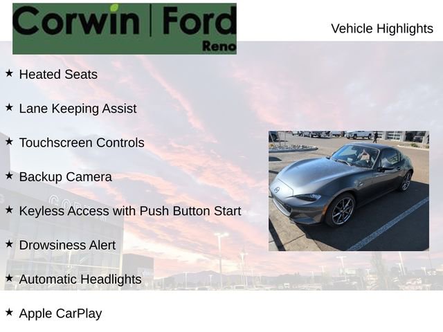 Used 2022 MAZDA MX-5 Miata RF Grand Touring w/ Weather Package image 8