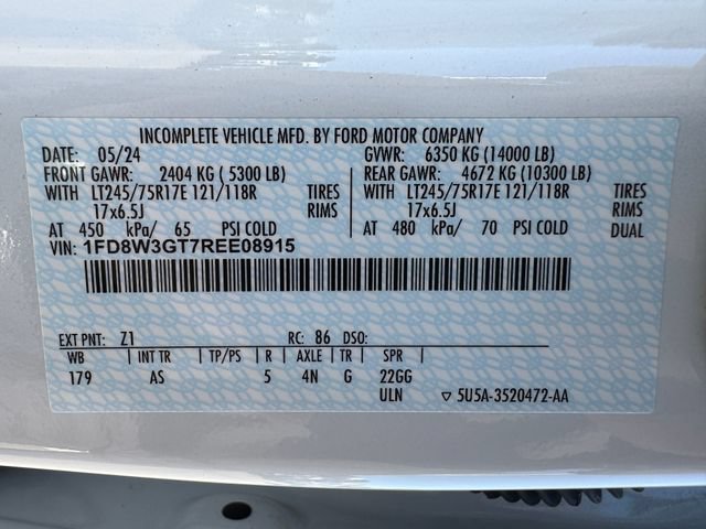 New 2024 Ford F350 XL w/ XL Chrome Package RWD image 27