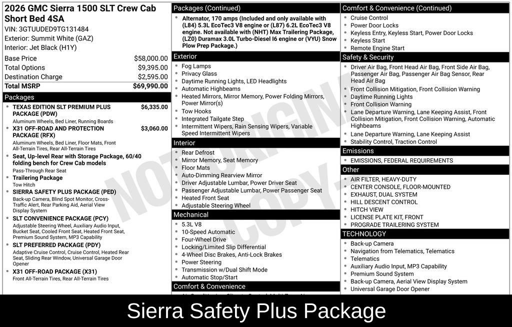 New 2026 GMC Sierra 1500 SLT image 7