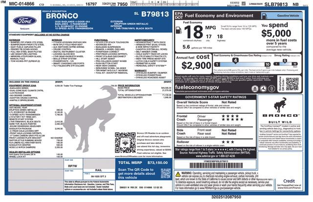 New 2025 Ford Bronco Badlands image 41