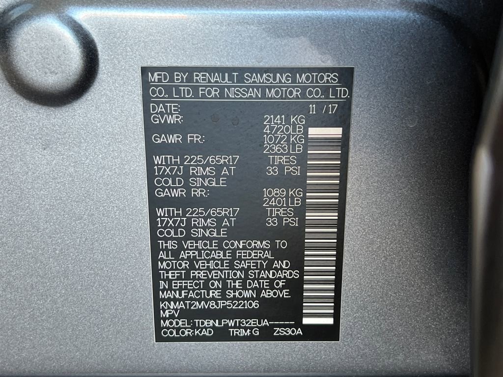 Used 2018 Nissan Rogue S image 33