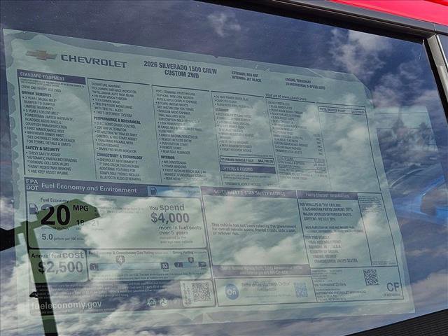 New 2026 Chevrolet Silverado 1500 Custom image 16