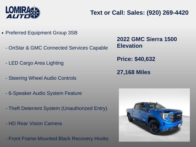 Used 2022 GMC Sierra 1500 Elevation AWD/4WD image 27