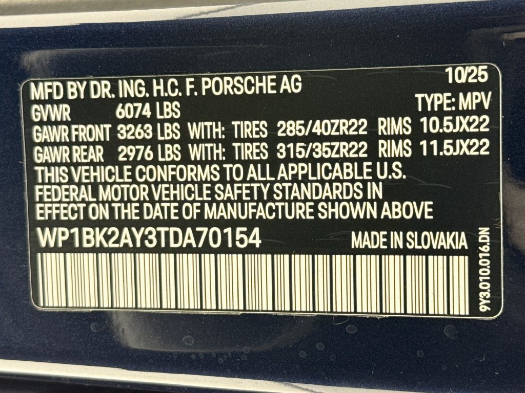 Certified 2026 Porsche Cayenne Turbo GT AWD/4WD image 33