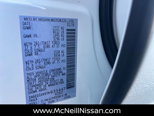 New 2026 Nissan Frontier PRO-4X image 31